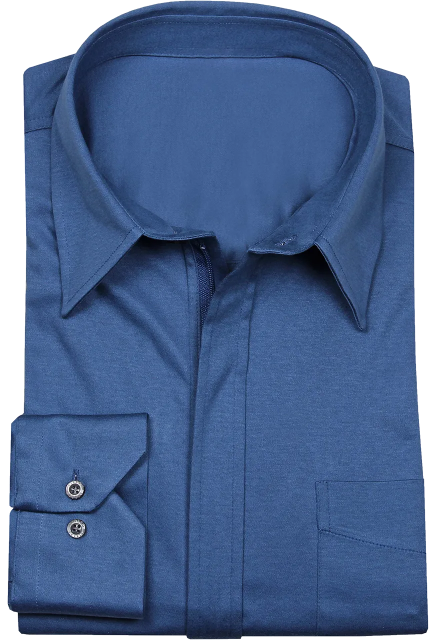 Libero Doppio Jersey Hemd mit Reissverschluss