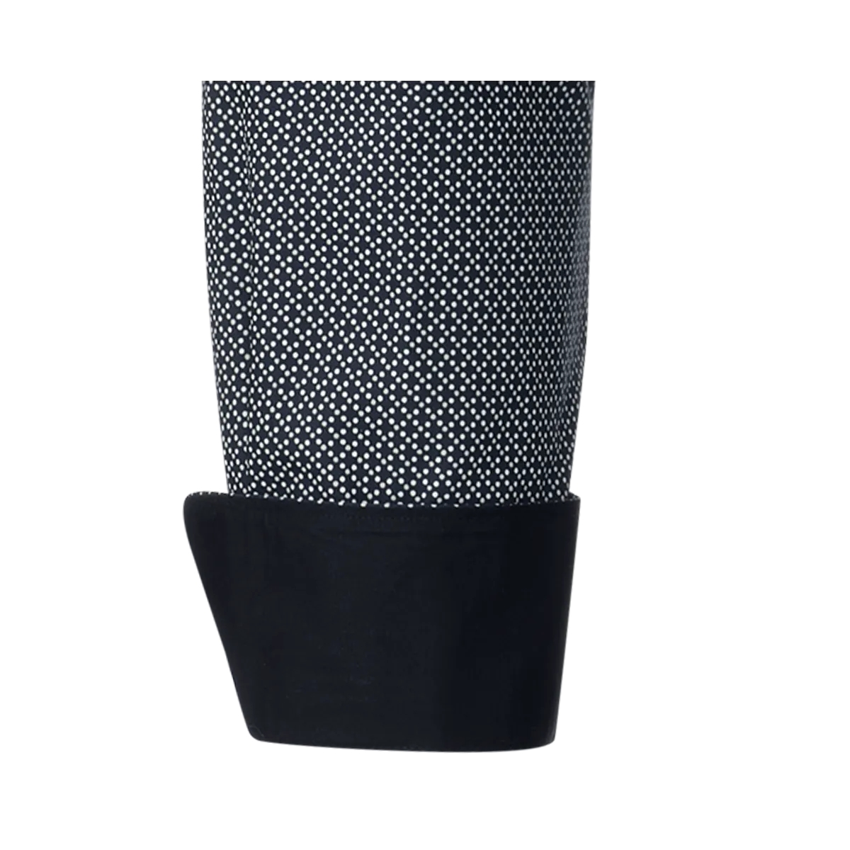 Chemise homme Coupe Regular Fit noire à petits pois