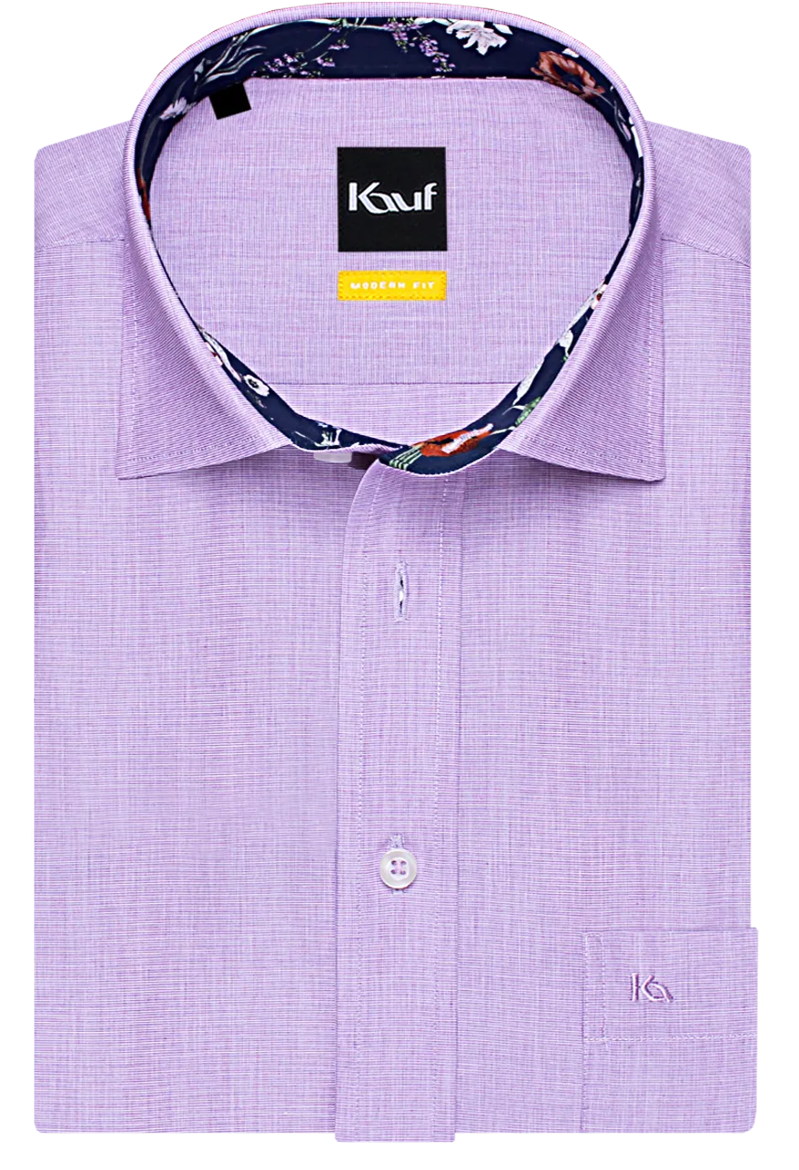 violettes hemd herren