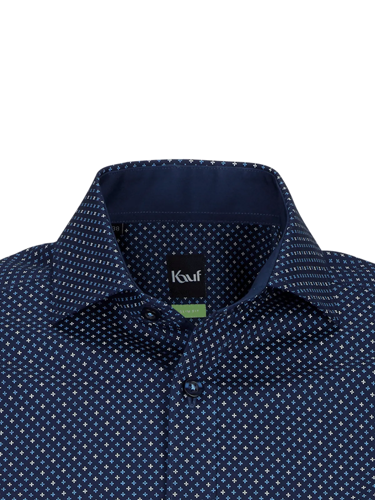 London New Kent Langarm slim fit mit Kontrast