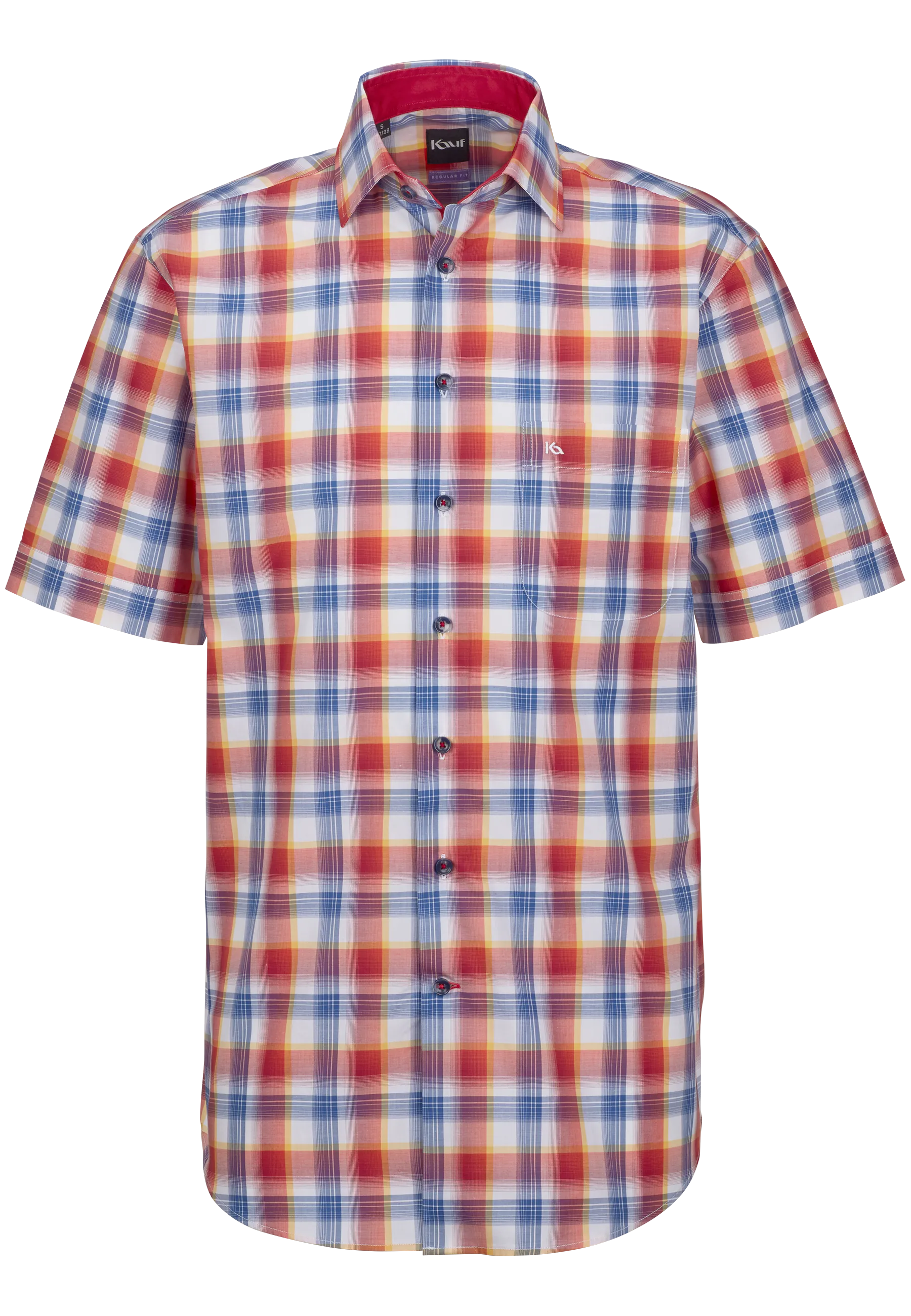 Verona Kent modern fit Kurzarm mit Kontrast