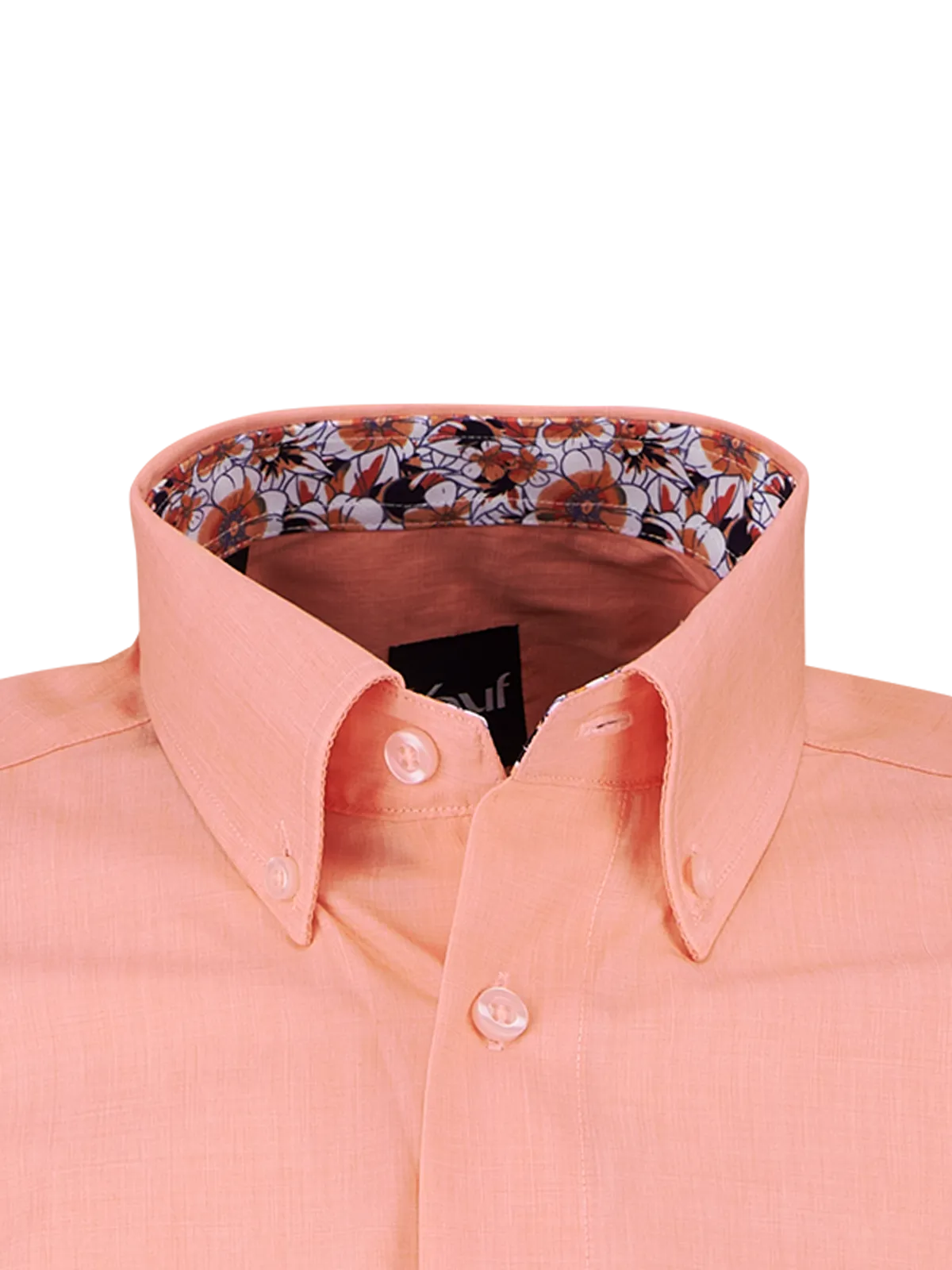 Firenze Button-Down short-sleeved, modern fit with contrast