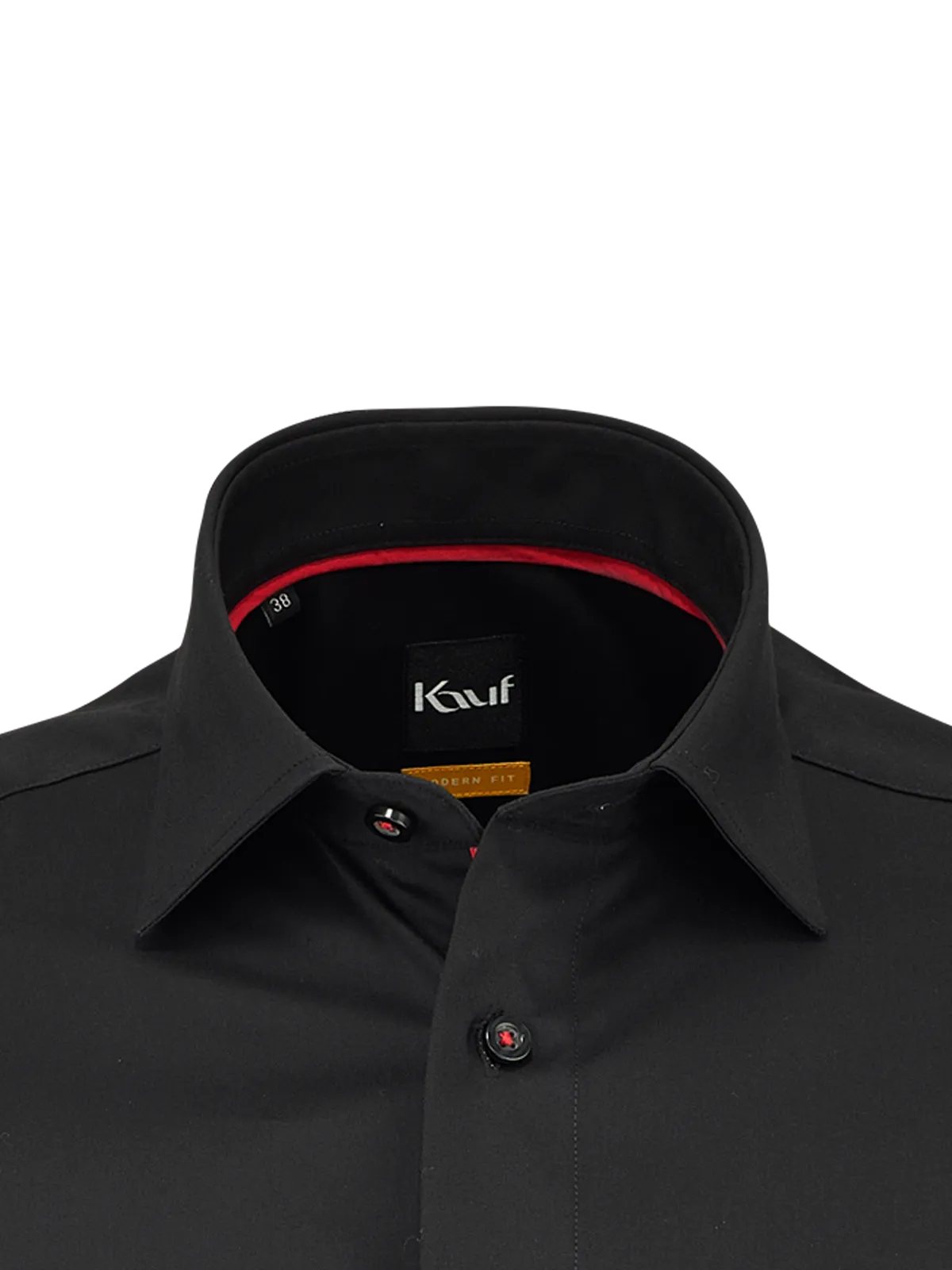 Black business shirt modern fit non-iron