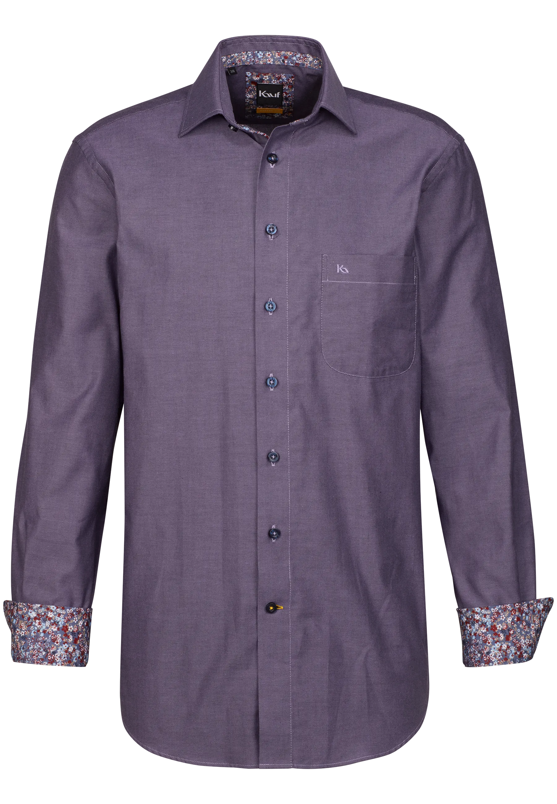 herren hemd violett