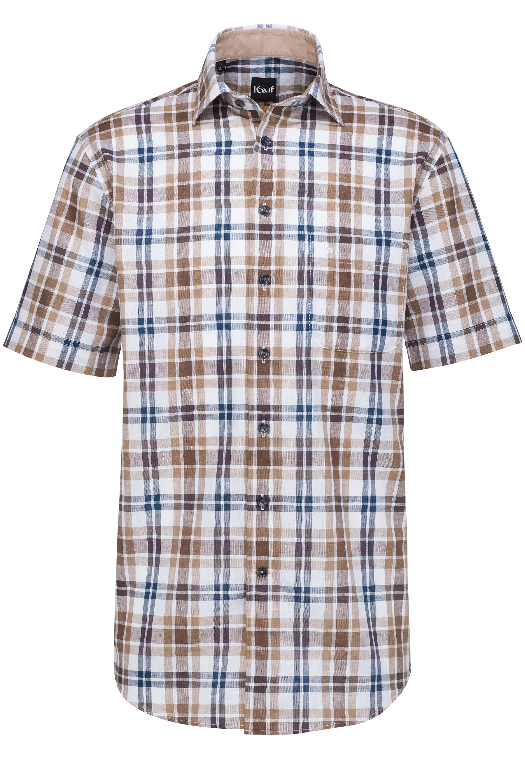 Hemd Herren braun