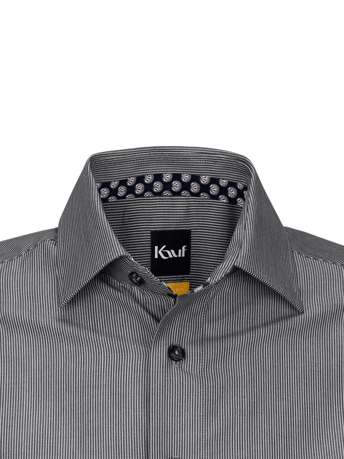 Firenze New Kent long sleeve modern fit anthracite with contrast