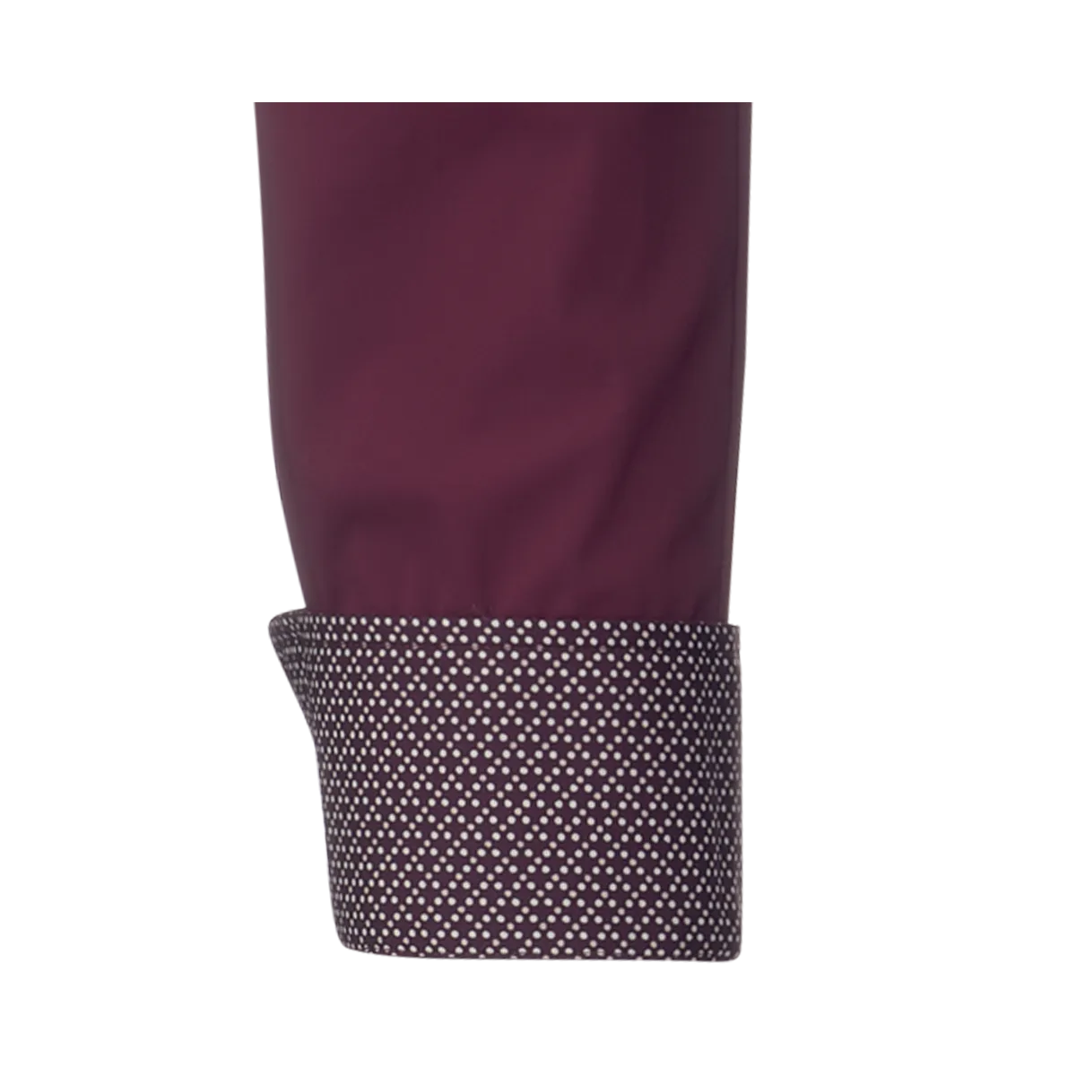 Weinrotes Firenze New Kent Jerseyhemd Modern Fit