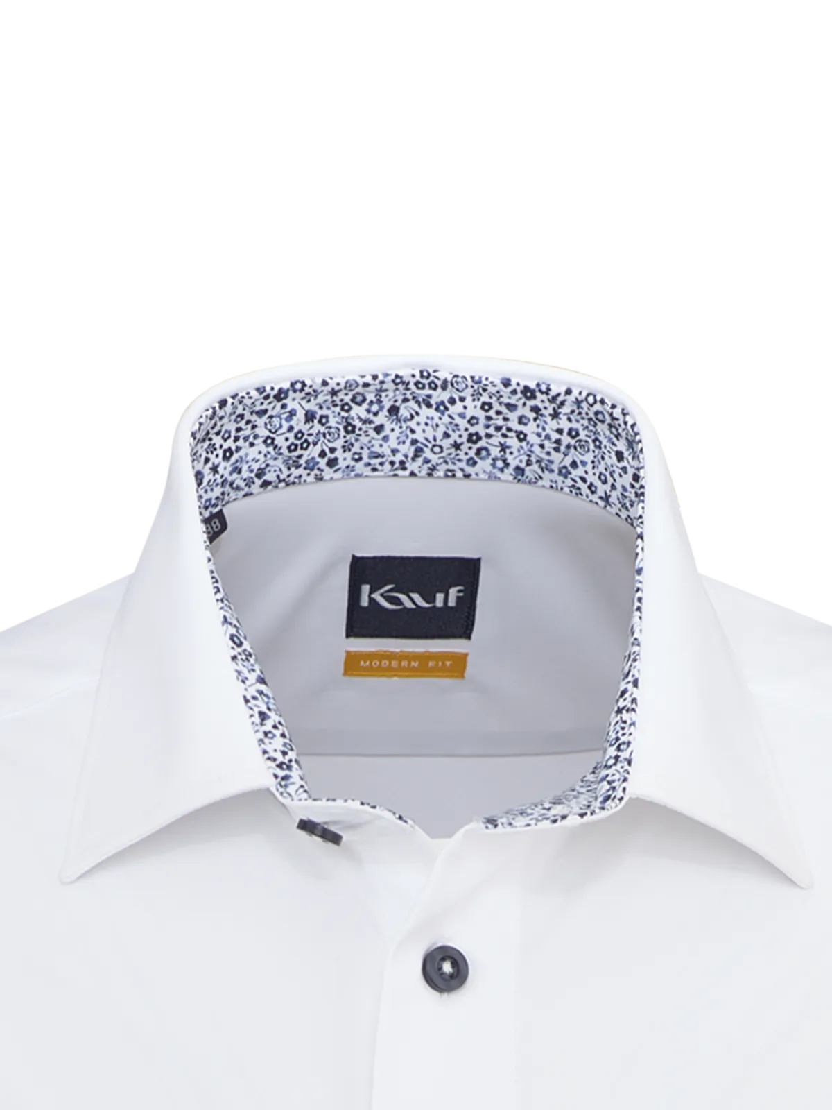 Camicia bianca in jersey Firenze New Kent, vestibilità moderna