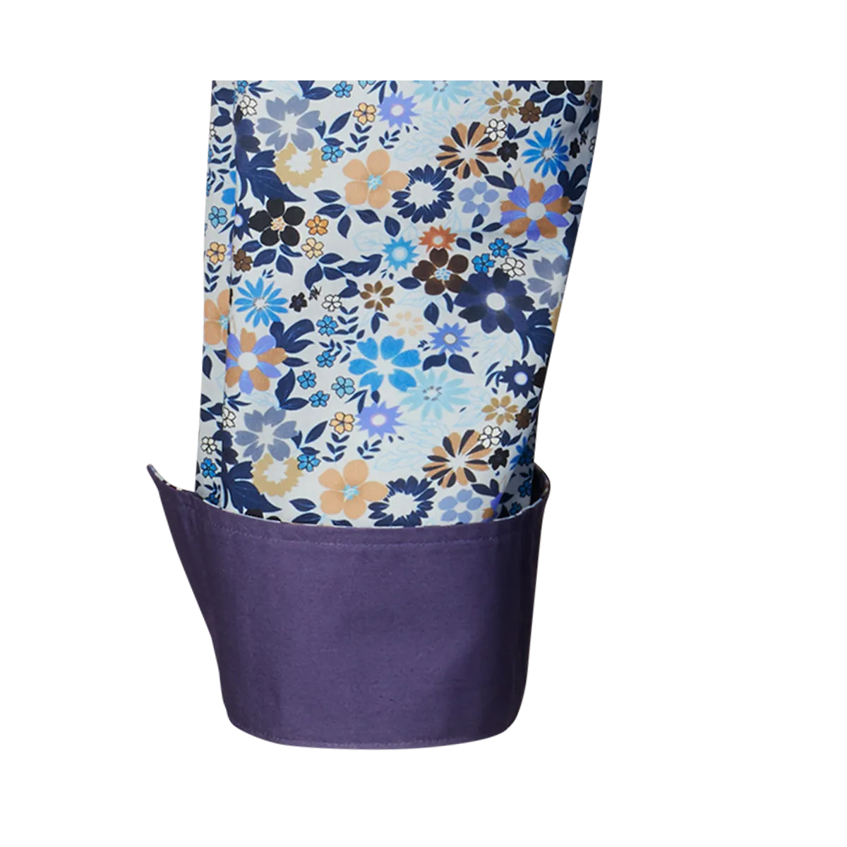 Bari Kent Langarm regular fit mit Kontrast