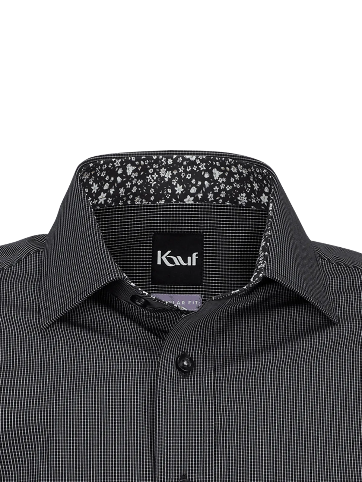 Pisa New Kent long sleeve regular fit black with contrast