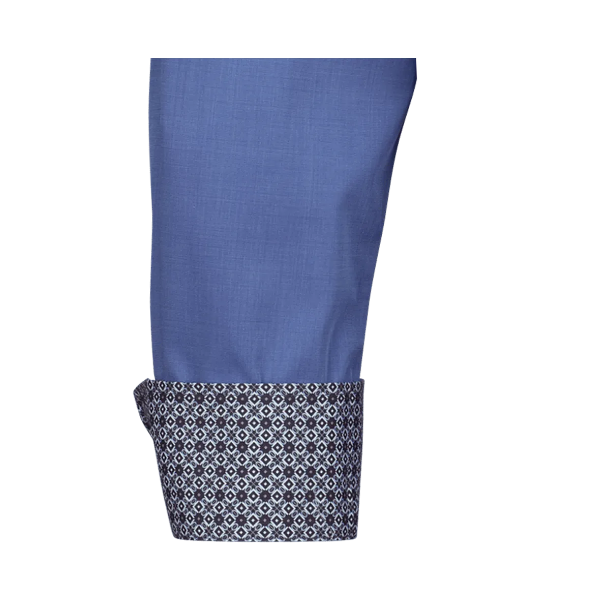 Pisa New Kent long sleeve regular fit blue with contrast
