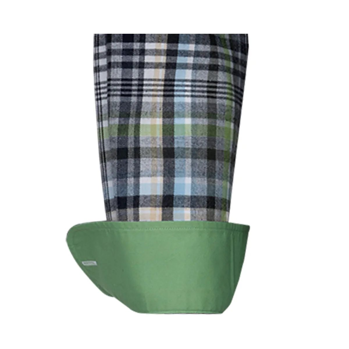 Bari Kent Langarm mit Kontrast in Flanellqualität