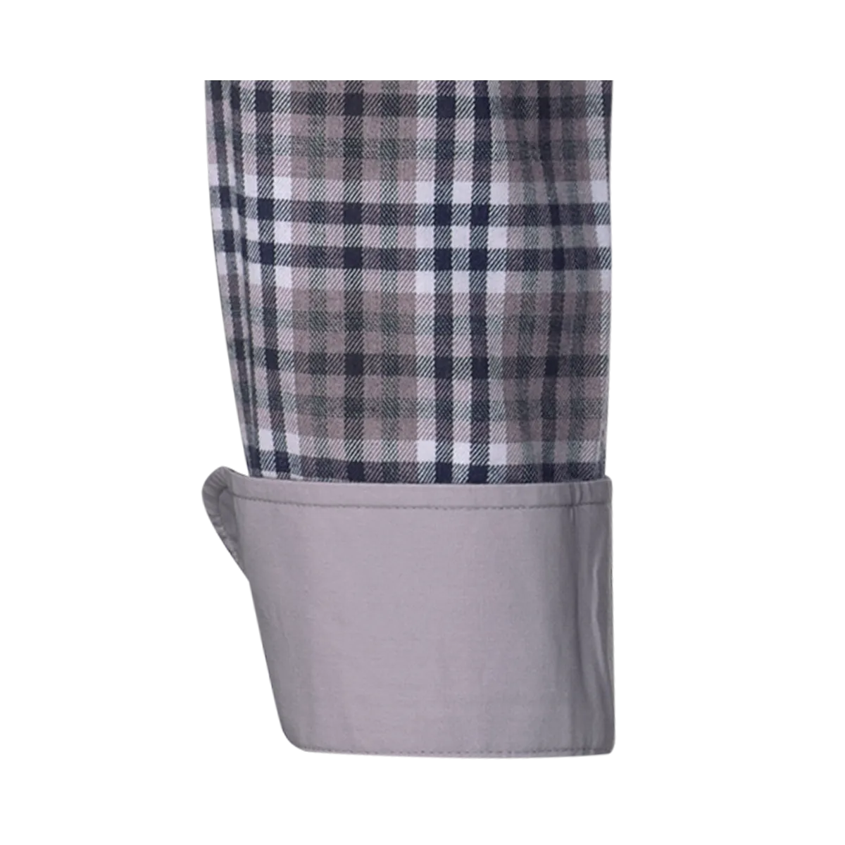ACHETER Chemise à manches longues Bari Kent Coupe Regular Fit – Flanelle à carreaux mauve/noir – Entretien facile
