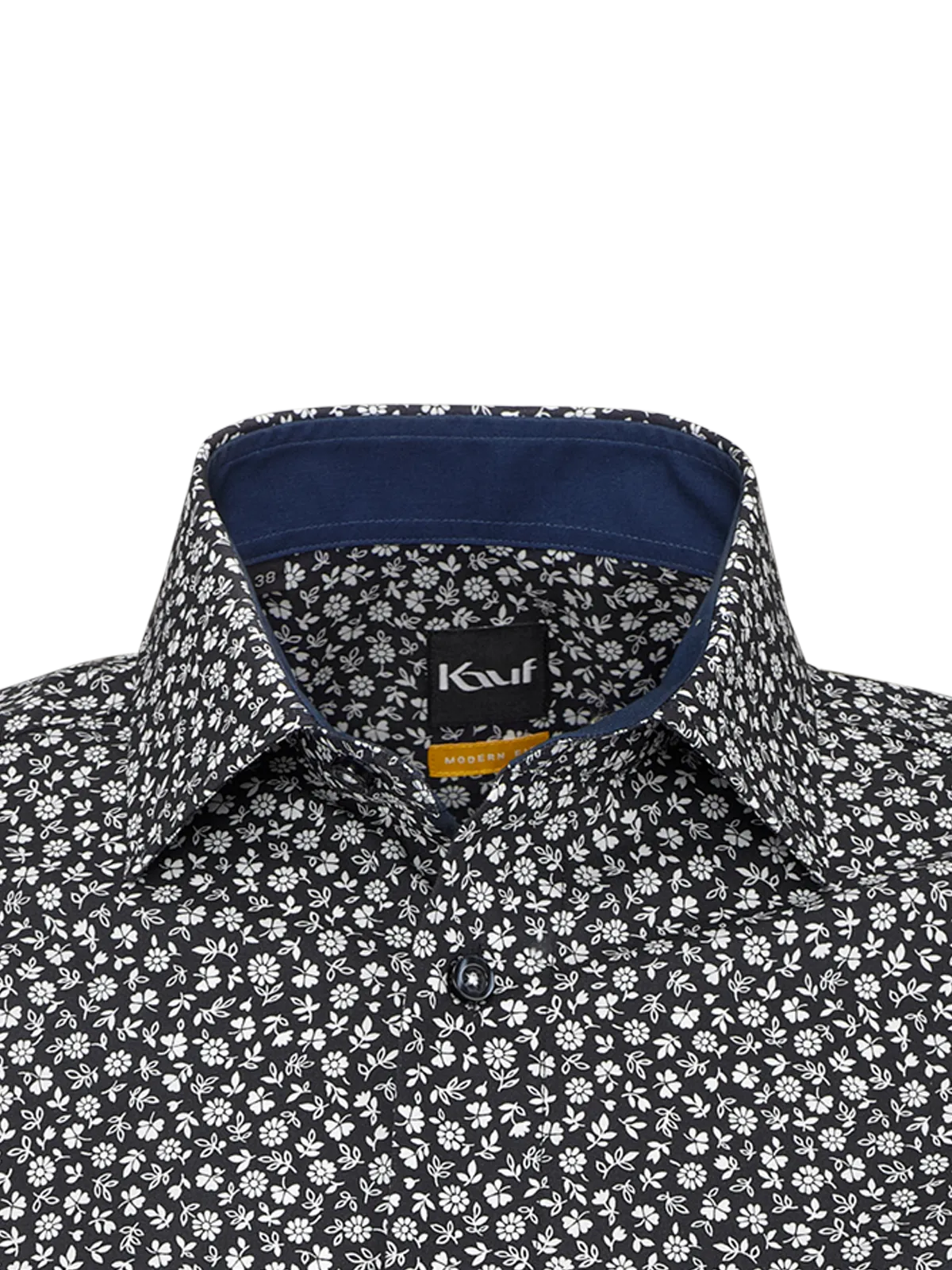 Firenze New Kent Kurzarm modern fit mit Kontrast