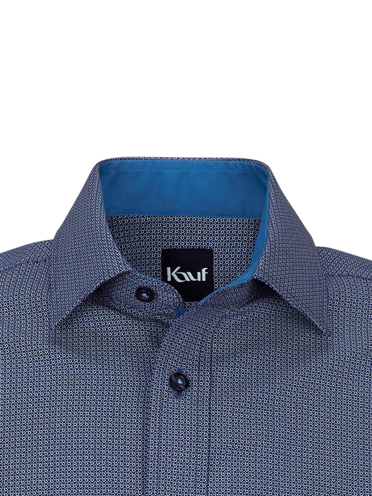 Pisa New Kent Langarm regular fit dunkelblau mit Kontrast