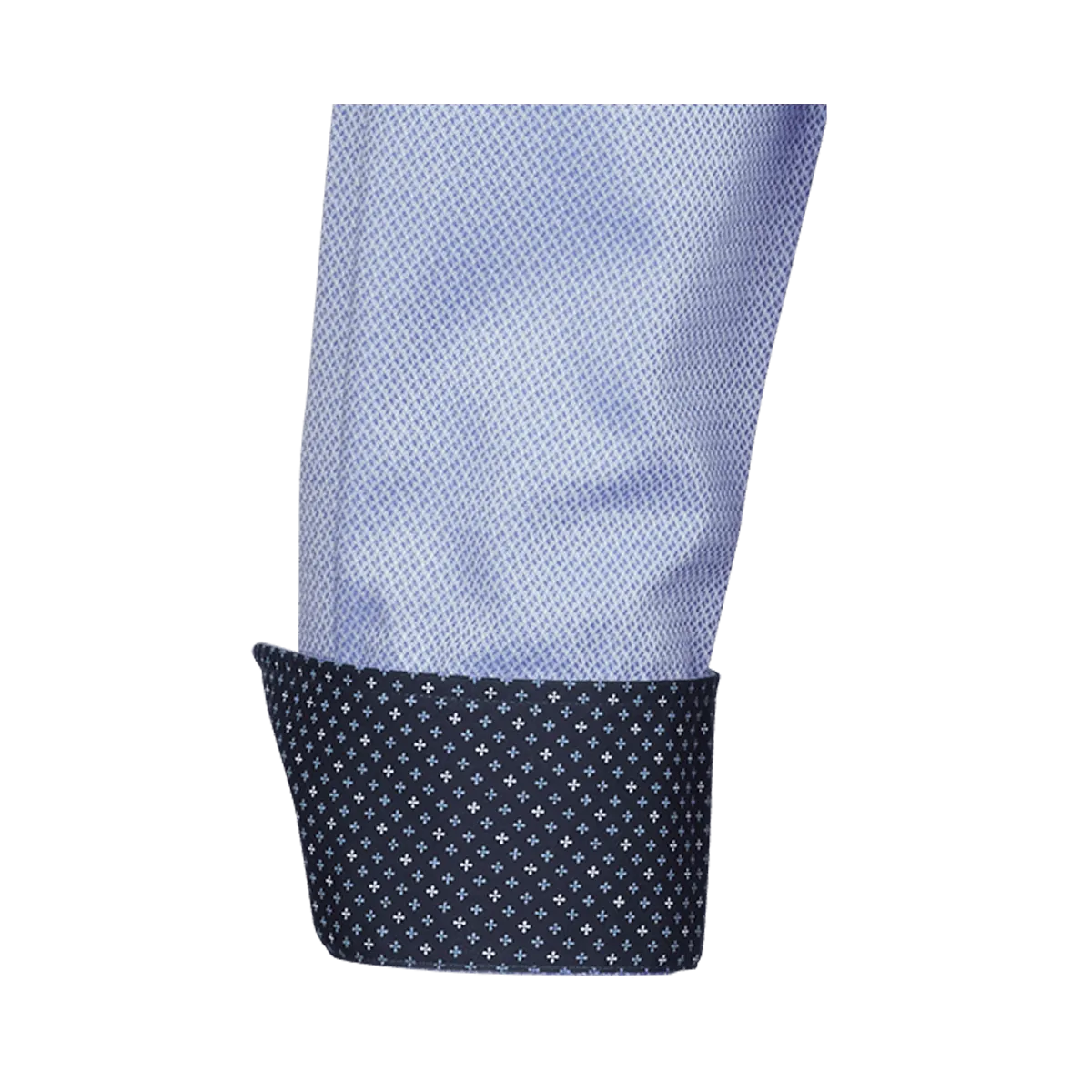 Pisa Button Down Langarm regular fit hellblau mit Kontrast