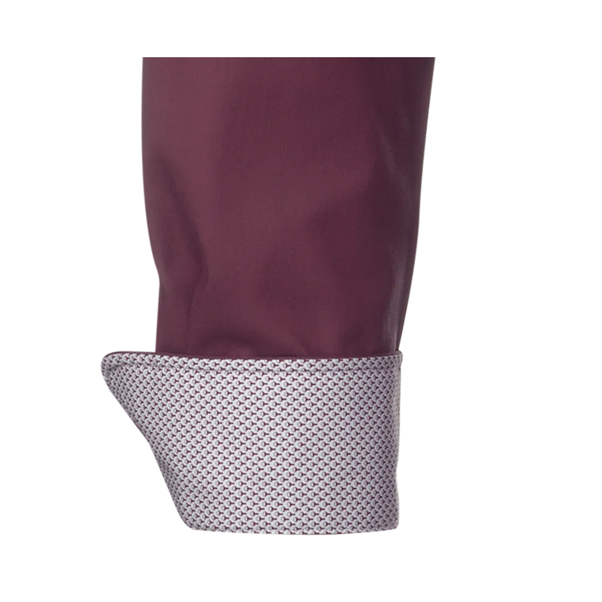 Wine-red Pisa New Kent shirt, regular fit, made from soft twill