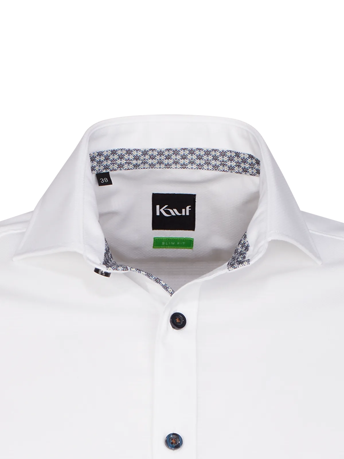 London New Kent Langarm slim fit mit Kontrast