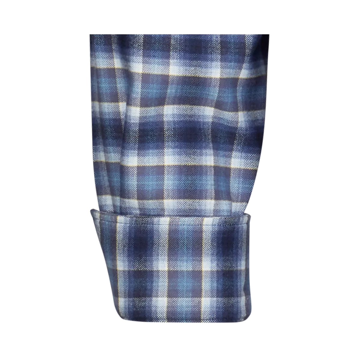 Bari Kent Langarm regular fit mit Kontrast in Flanellqualität