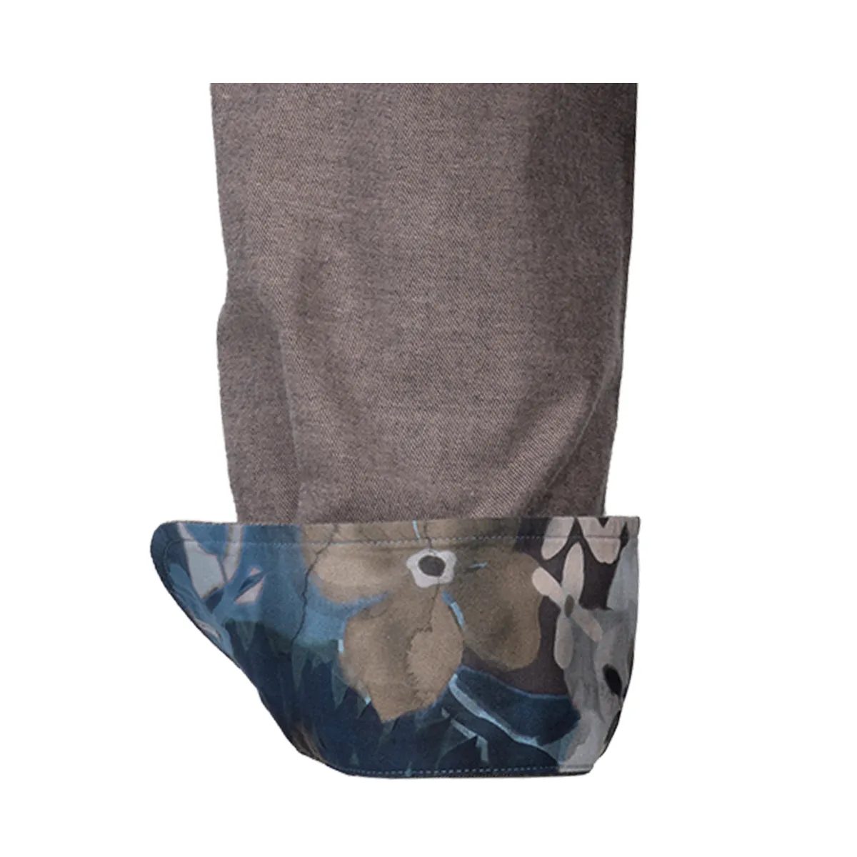 Verona Kent Langarm mit Kontrast in Leicht-Flanellqualität