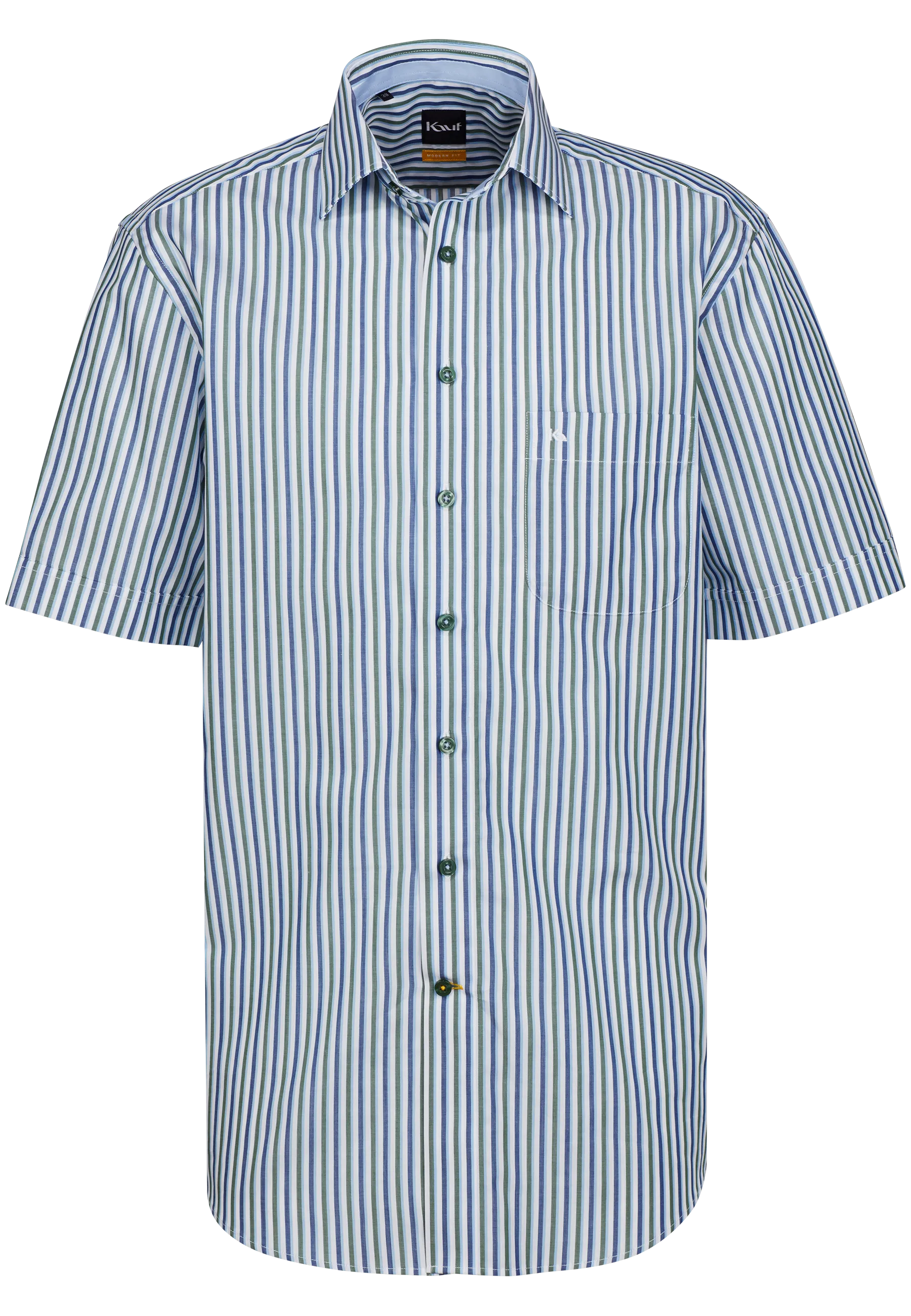 Firenze New Kent Kurzarm modern fit mit Kontrast