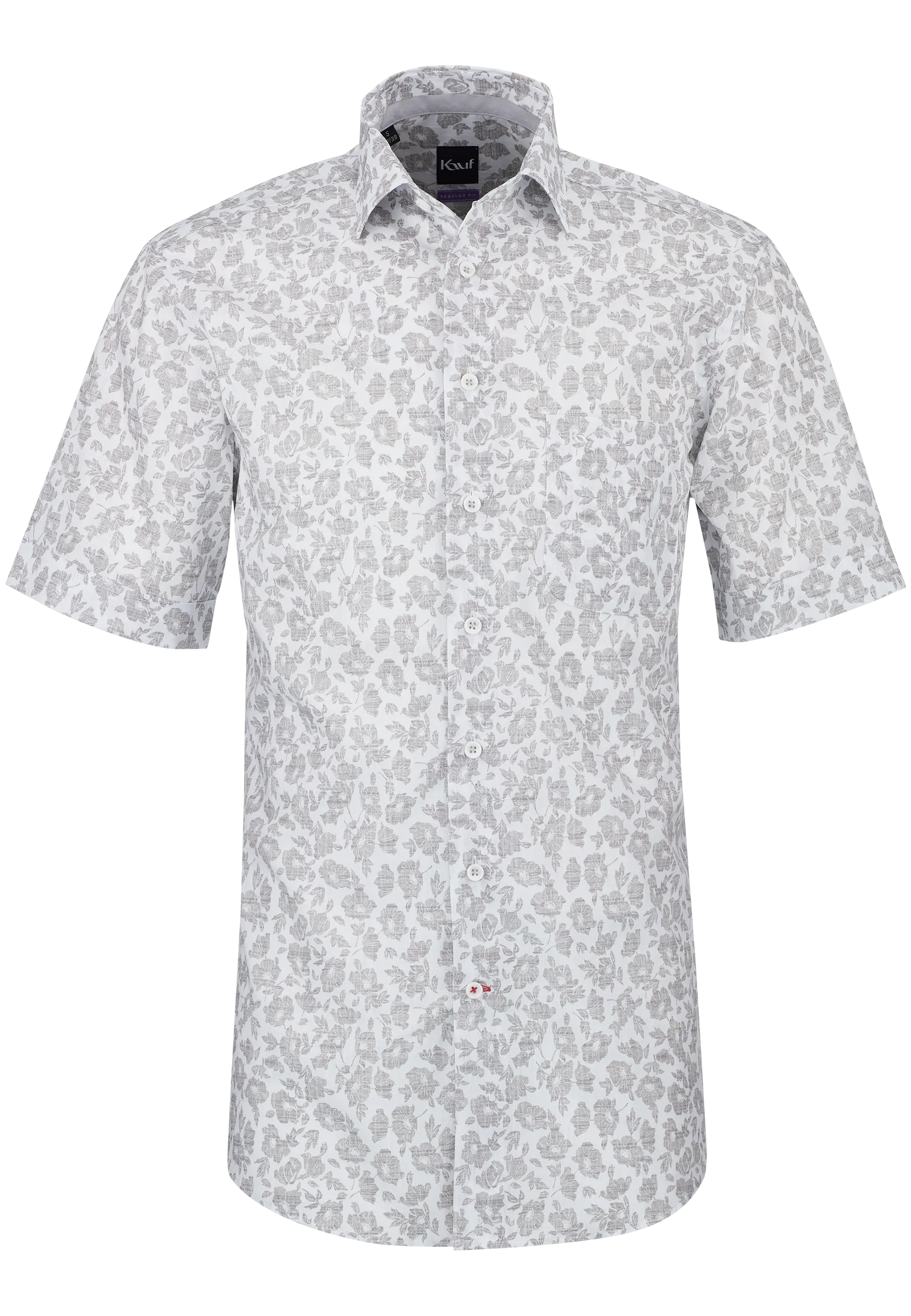 chemise à manches courtes à fleurs