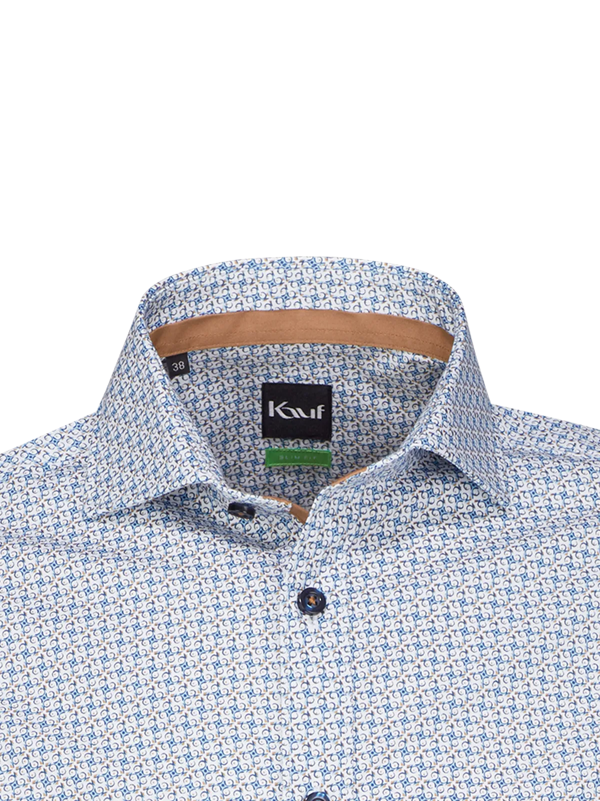 London New Kent long sleeve slim fit with contrast