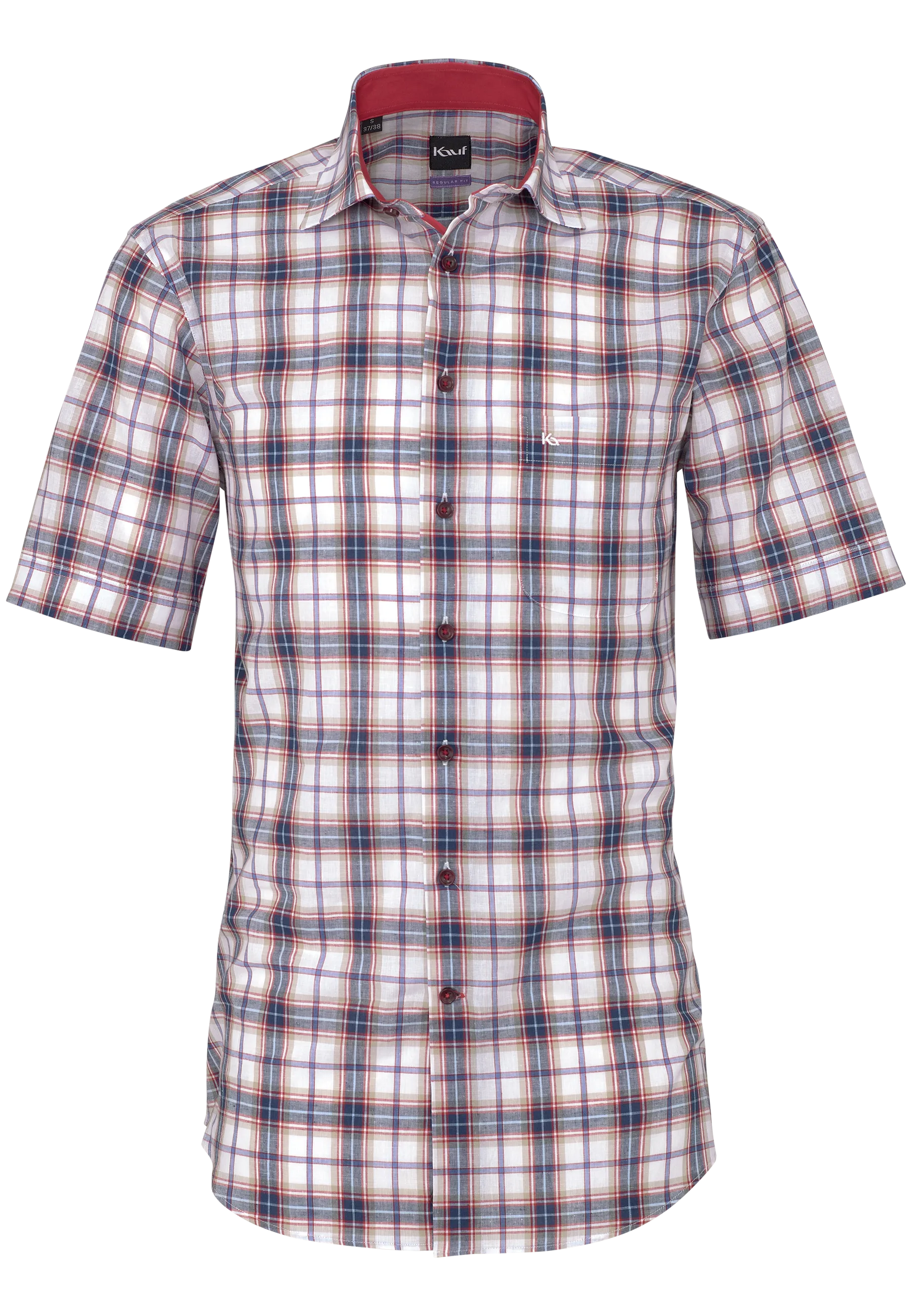 blau rot kariertes hemd