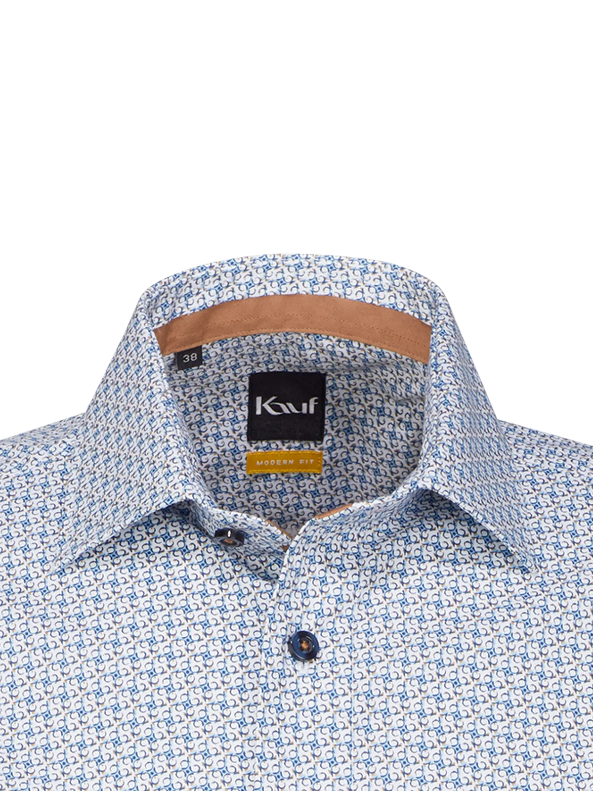 Firenze New Kent Kurzarm modern fit mit Kontrast