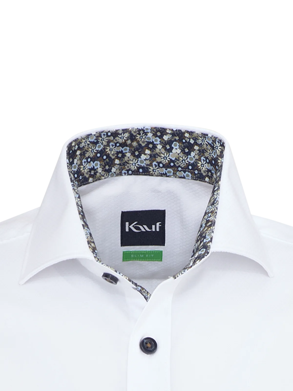 White London New Kent shirt ‘ Slim Fit ’ with a subtle diamond pattern