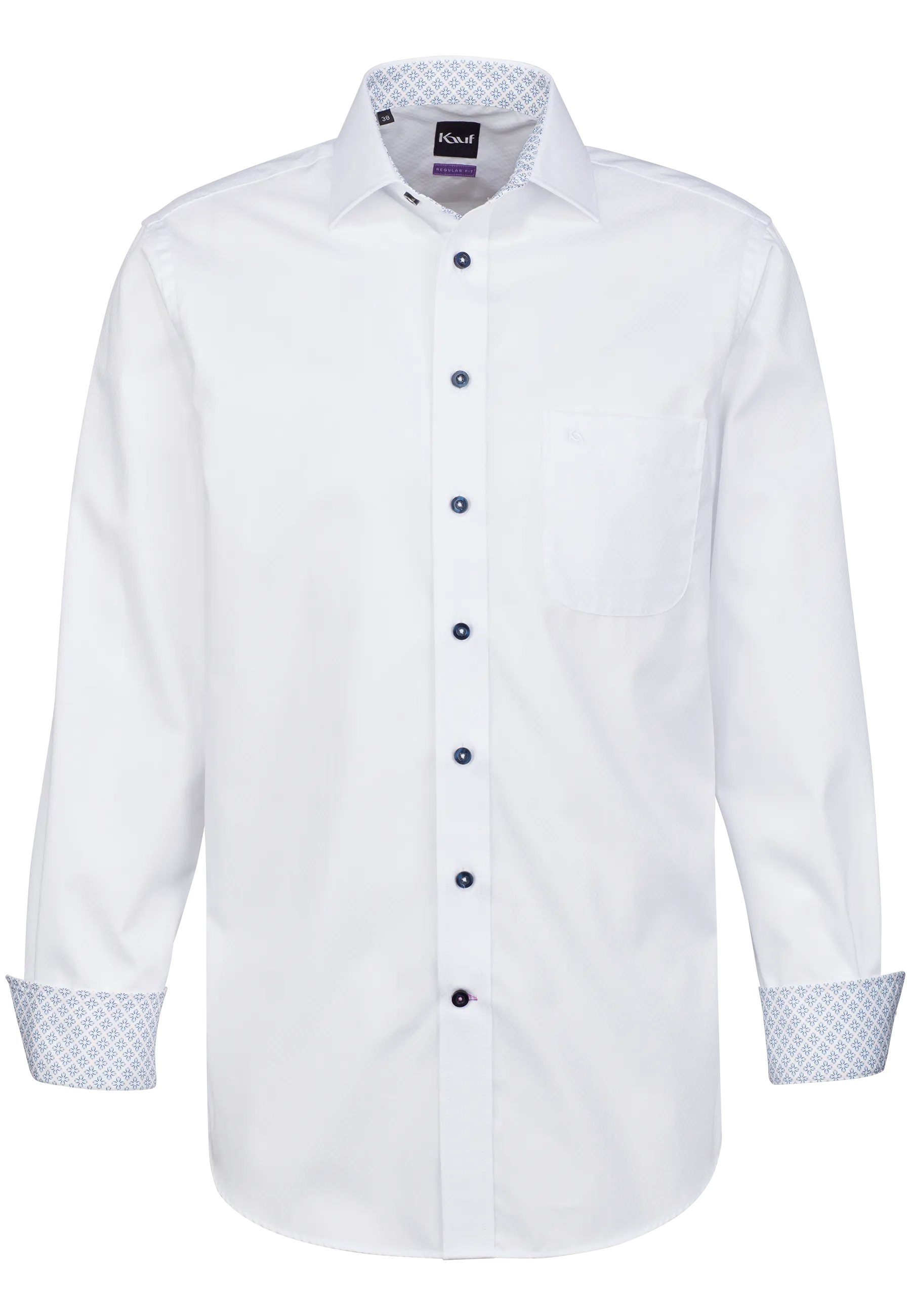 Pisa New Kent Langarm regular fit mit Kontrast