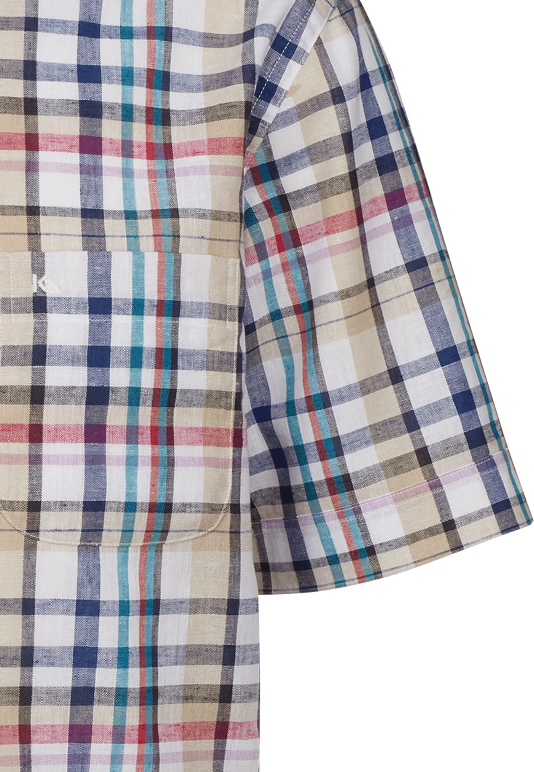 Verona Kent Kurzarm modern fit mit Kontrast