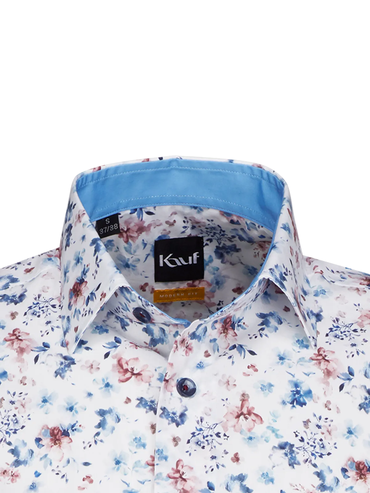 Verona Kent Kurzarm modern fit mit Kontrast