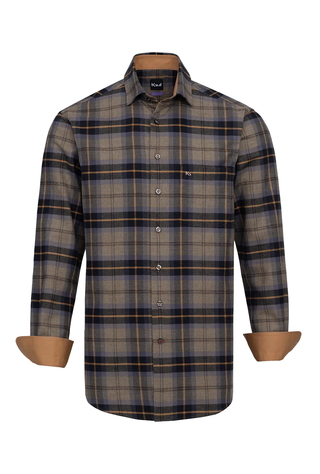 herrenhemd beige