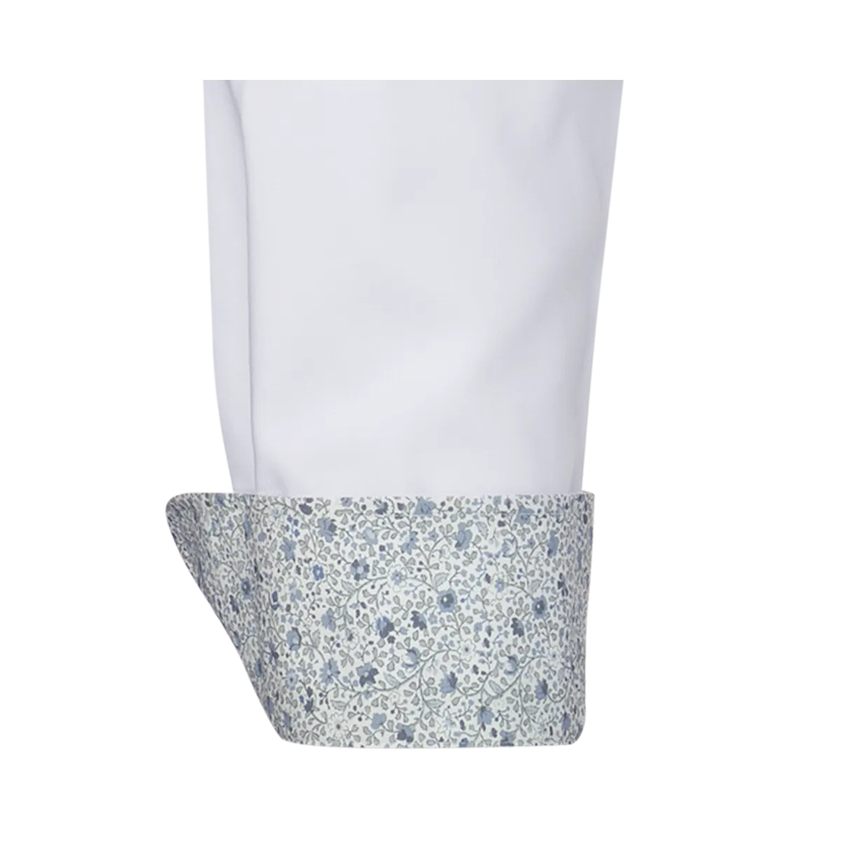 Regular Fit Herrenhemd in Weiss aus feinem Twill