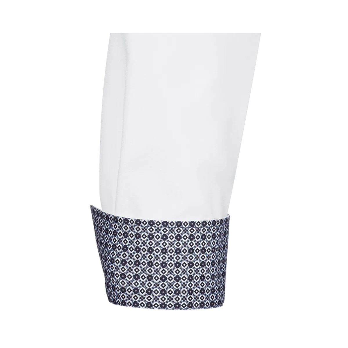 Pisa New Kent Langarm regular fit weiss mit Kontrast