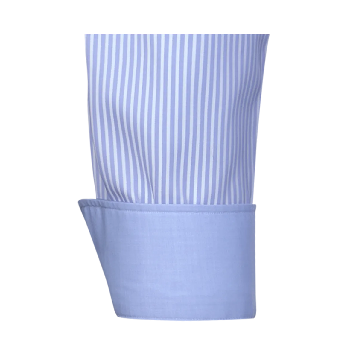 Modern Fit Herrenhemd Hellblau-Weiss mit elegantem Römerstreifen