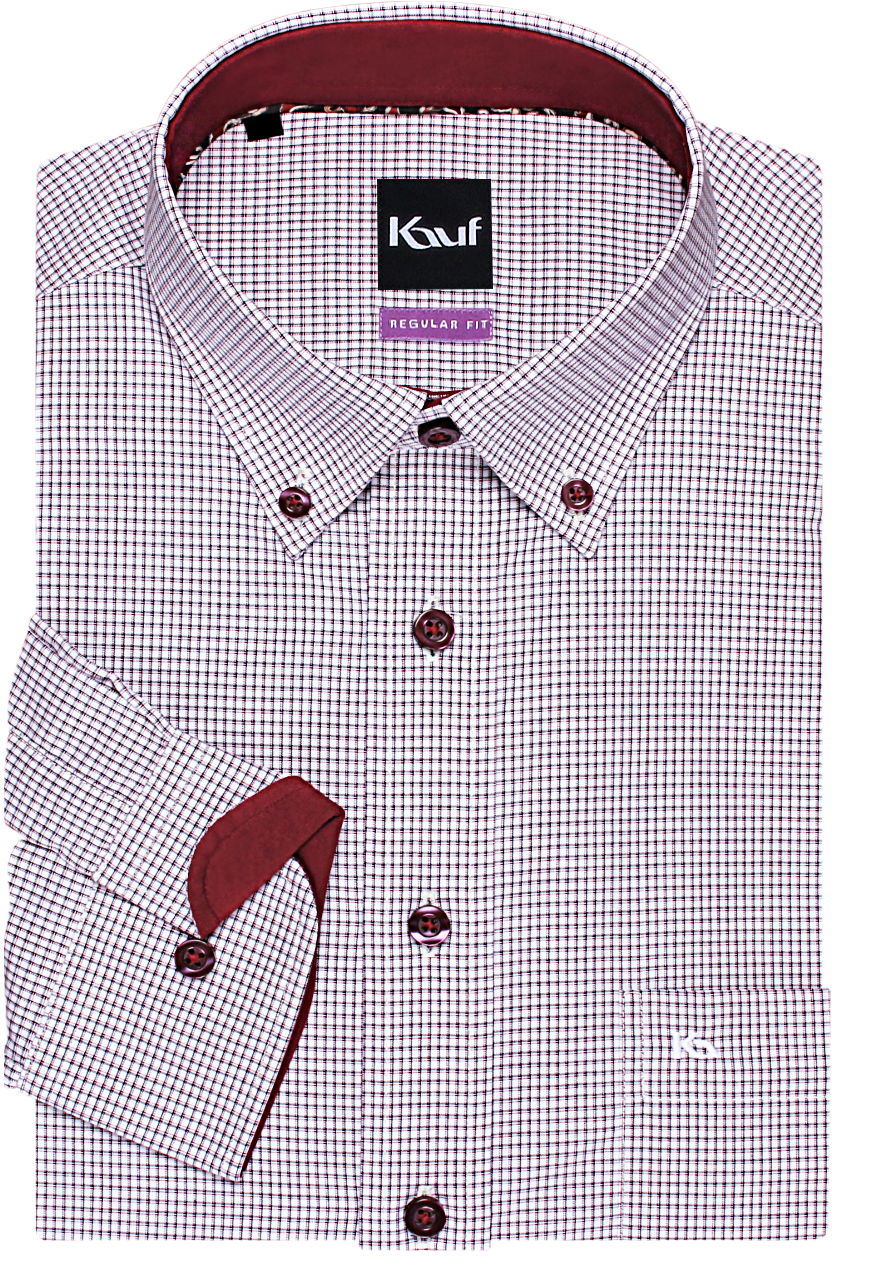 kariertes Hemd Herren Pisa New Kent mit Kontras