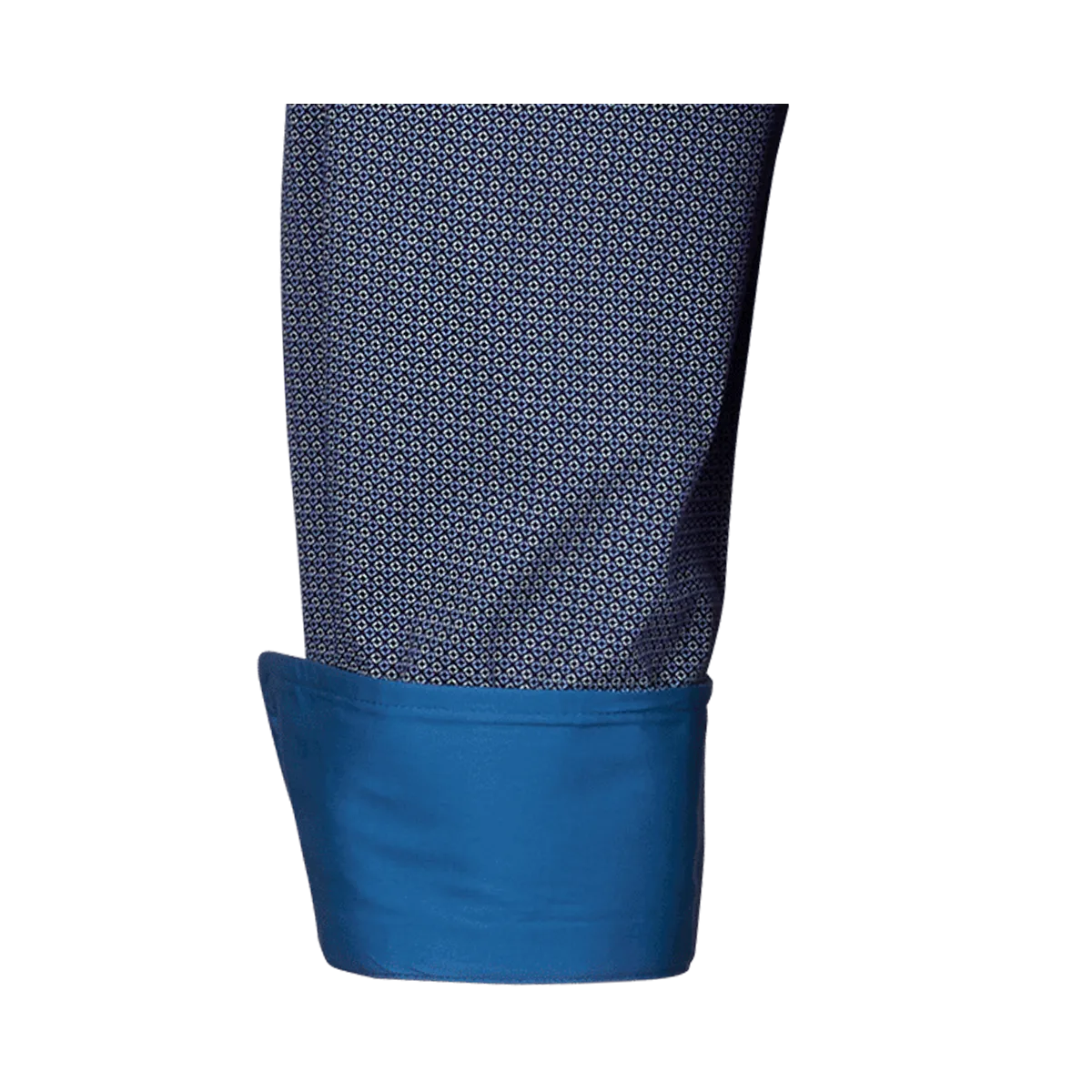 Pisa New Kent Langarm regular fit dunkelblau mit Kontrast