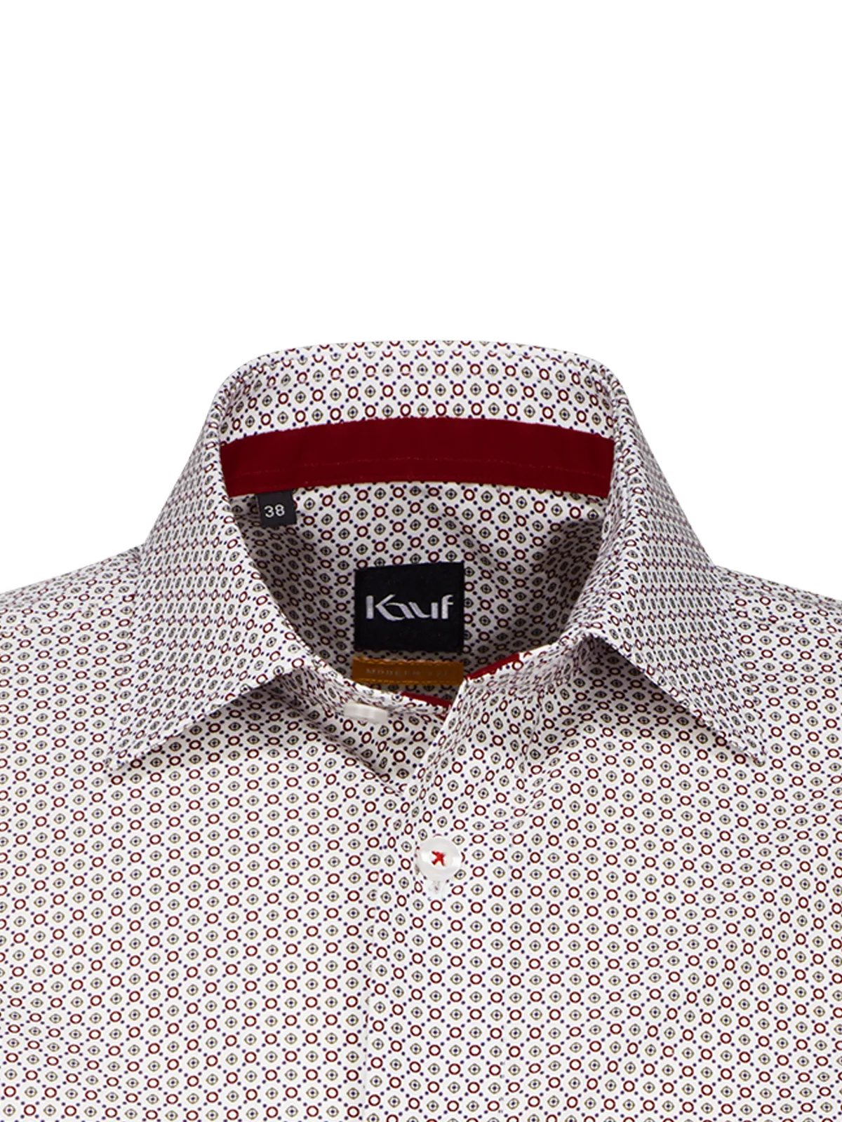 Firenze New Kent modern fit Kurzarm mit Kontrast