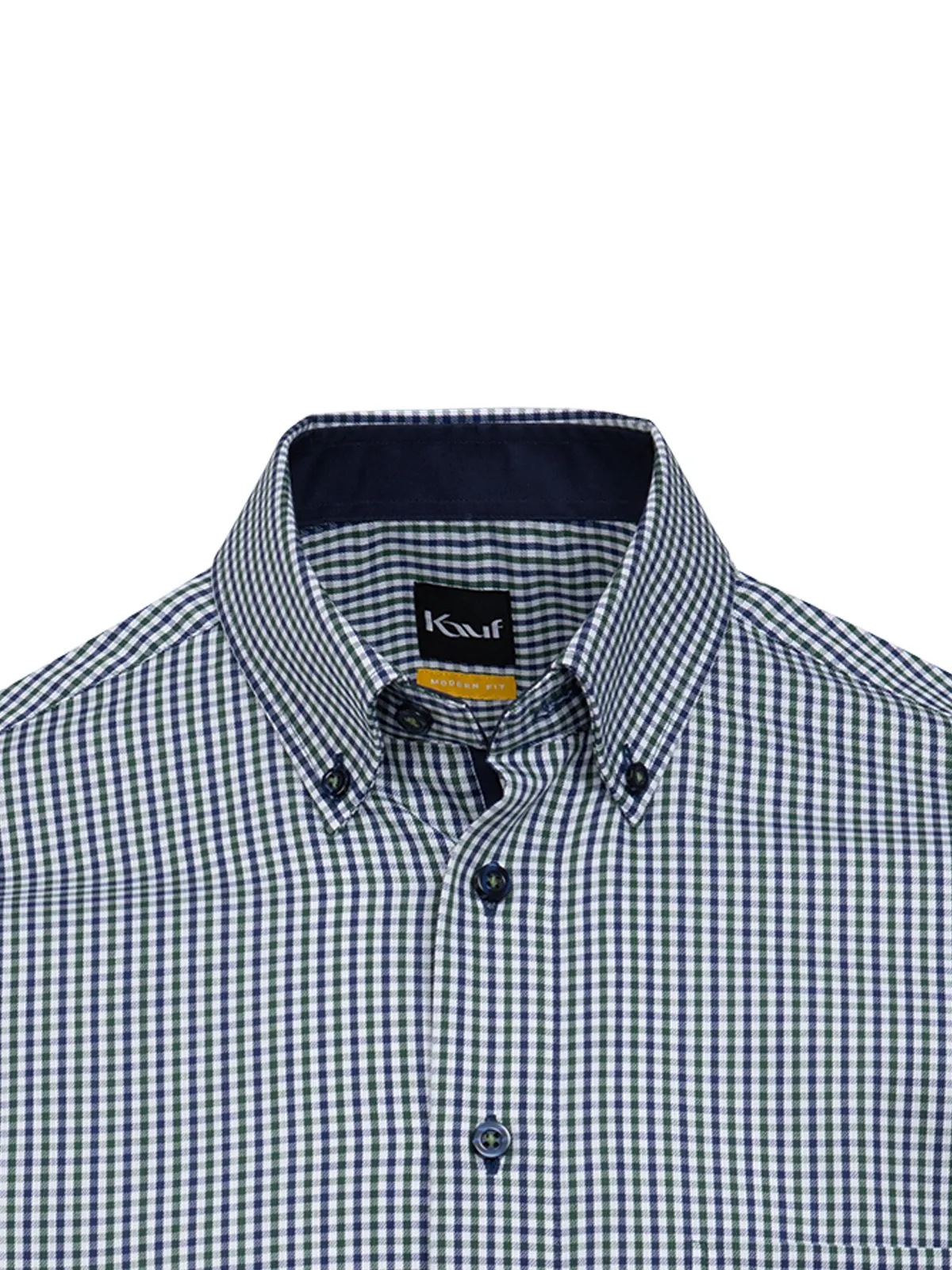Firenze Button Down Langarm mit Kontrast