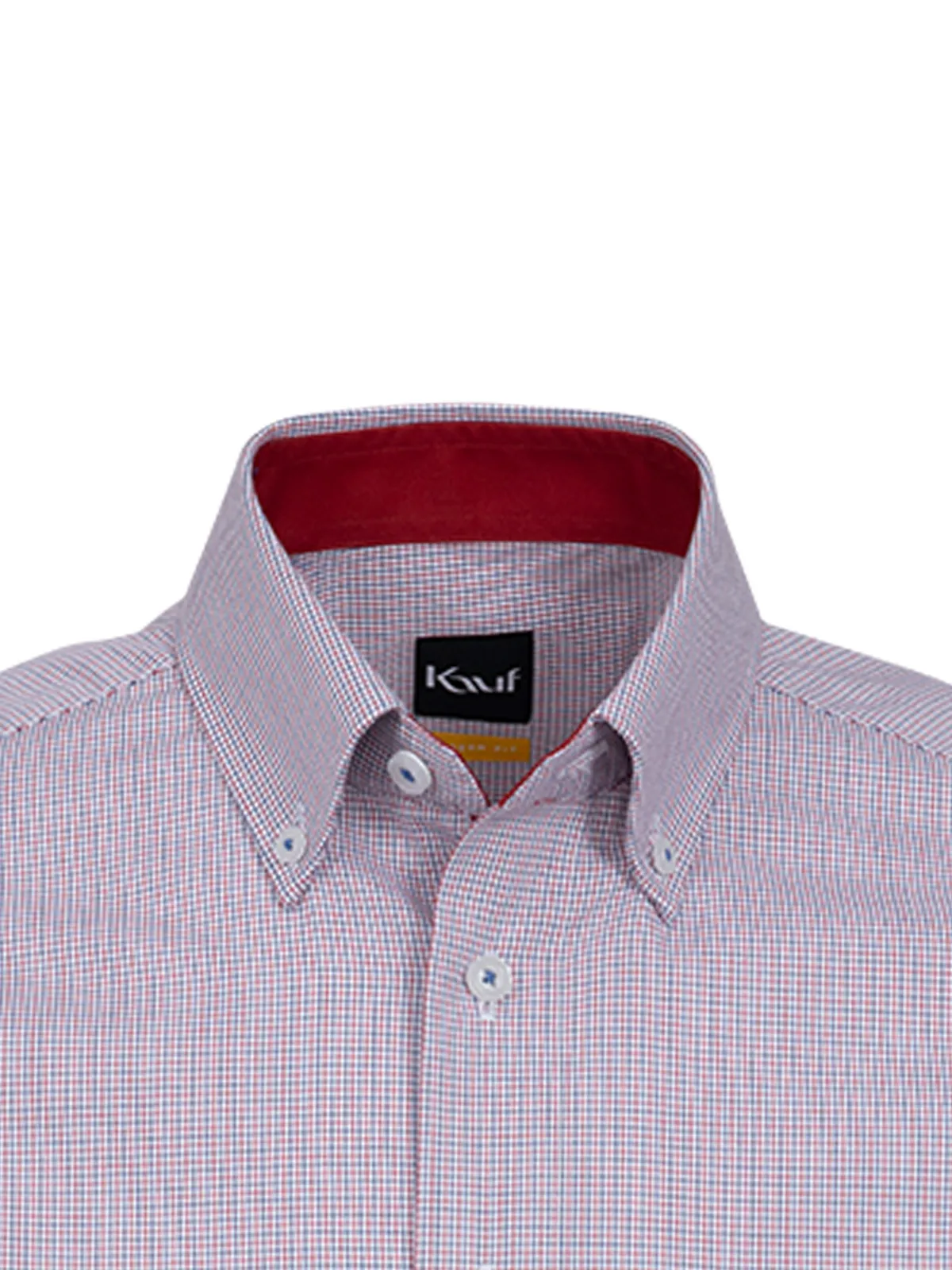 Firenze Button Down Langarm mit Kontrast