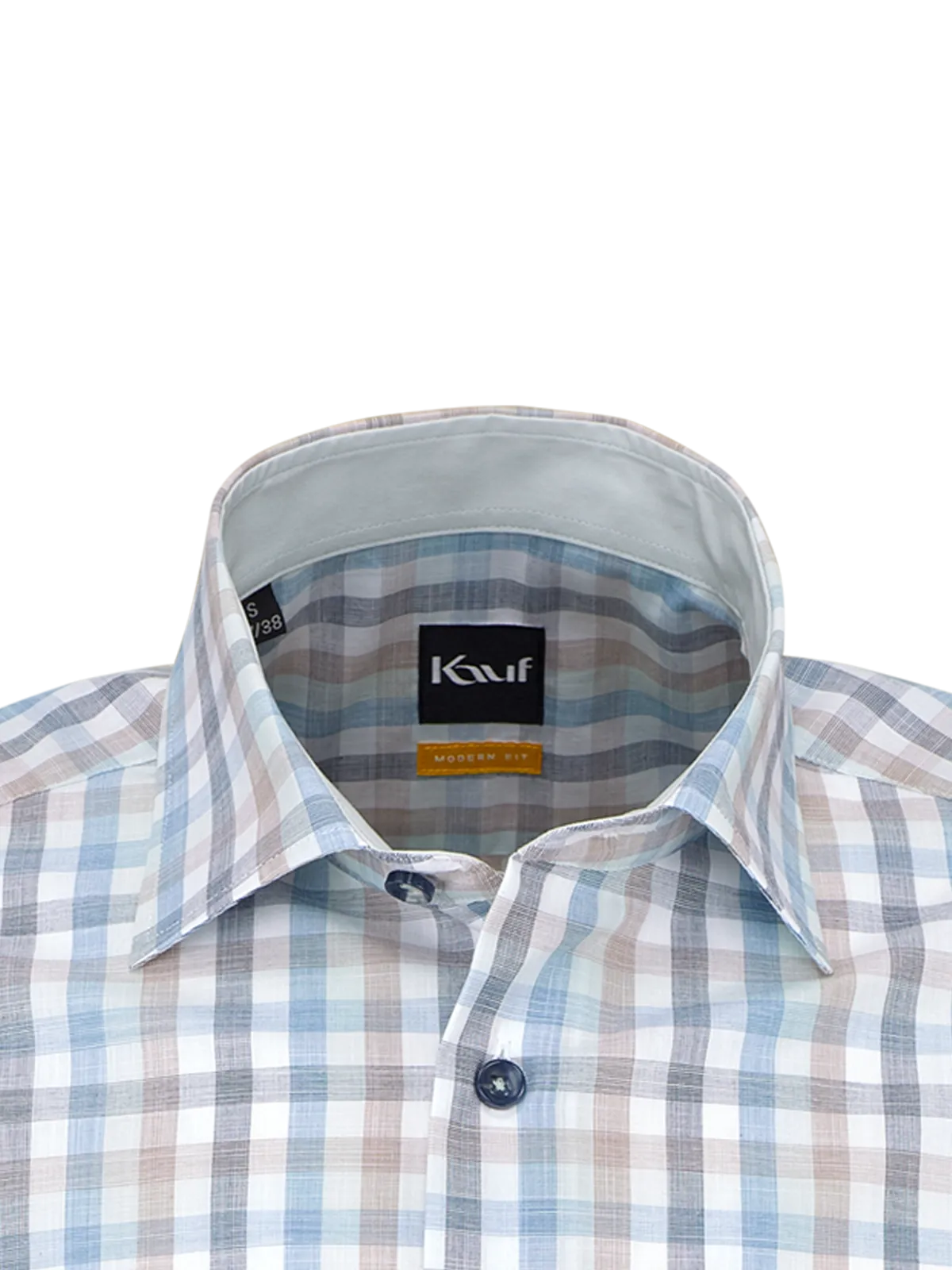 Verona Kent Kurzarm modern fit mit Kontrast