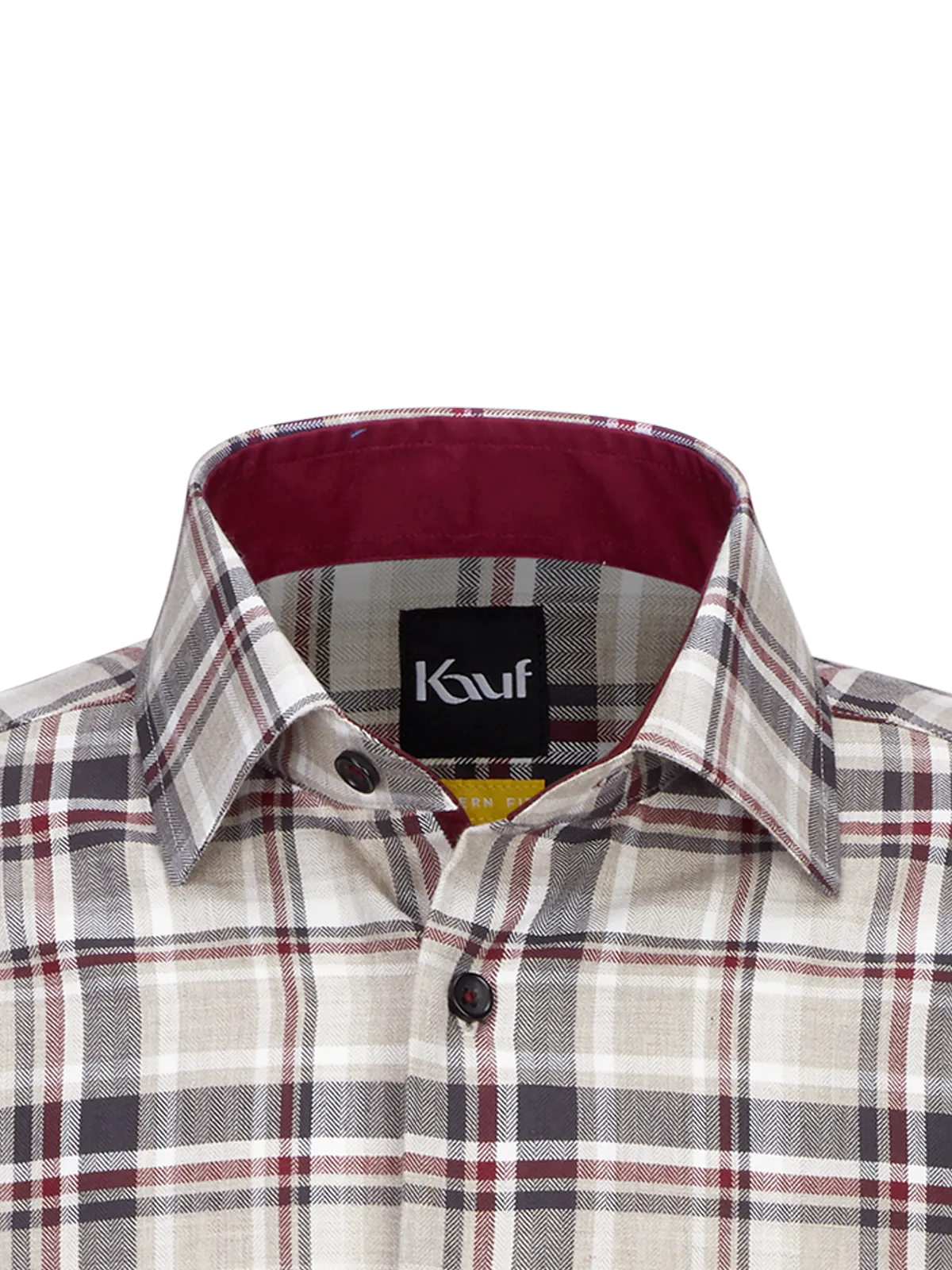 Bari Kent Langarm regular fit mit Kontrast