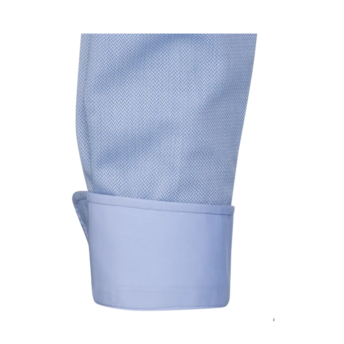 Blu medio Camicia Pisa New Kent, vestibilità regolare, con motivo a spina di pesce