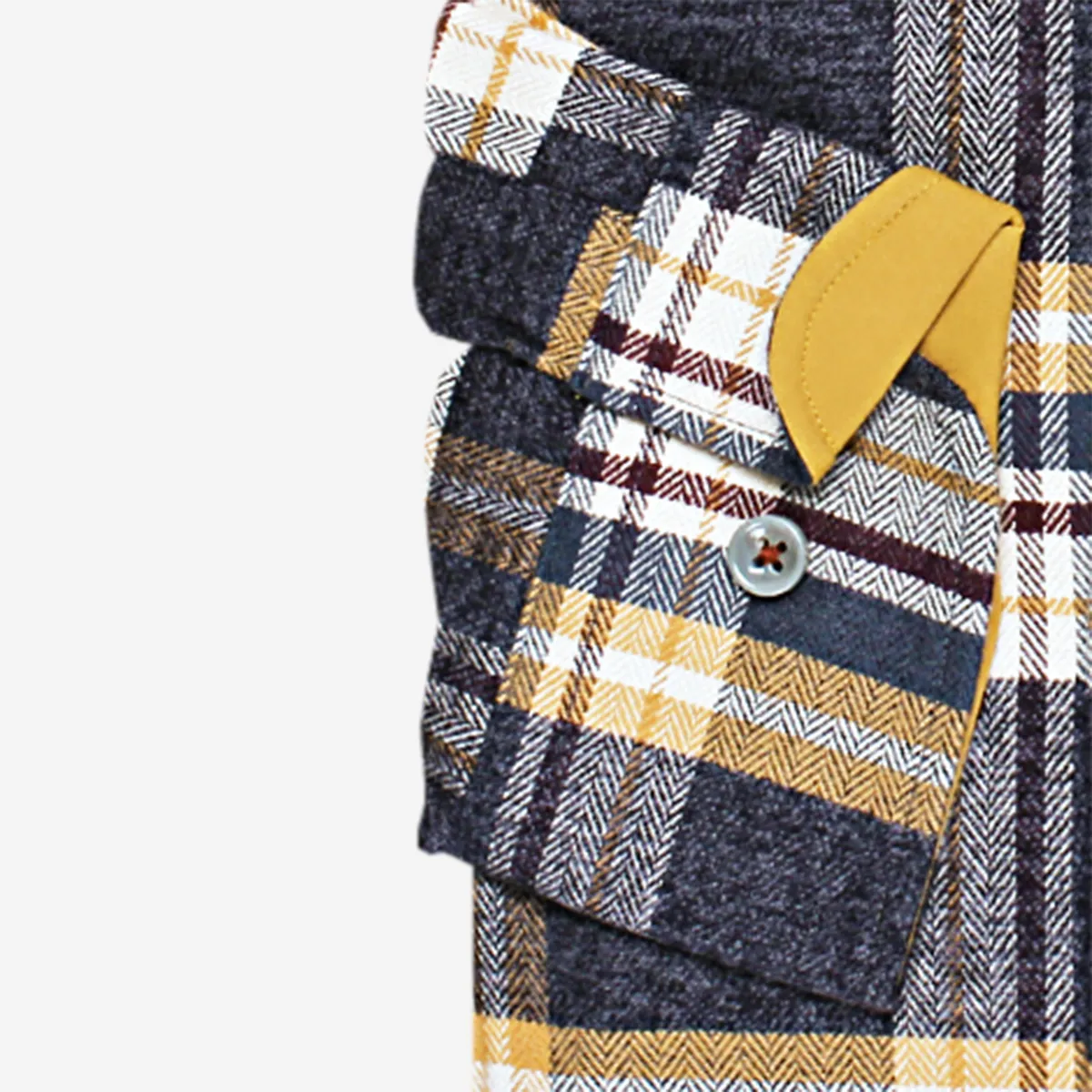 Verona Kent Langarm mit Kontrast