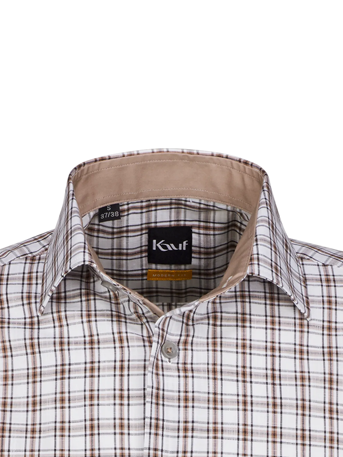 Verona Kent Kurzarm modern fit mit Kontrast