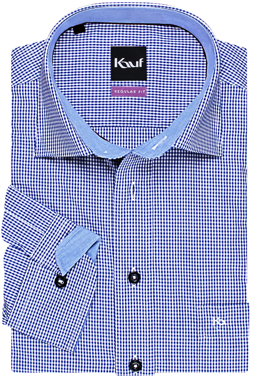 blau weisses karohemd