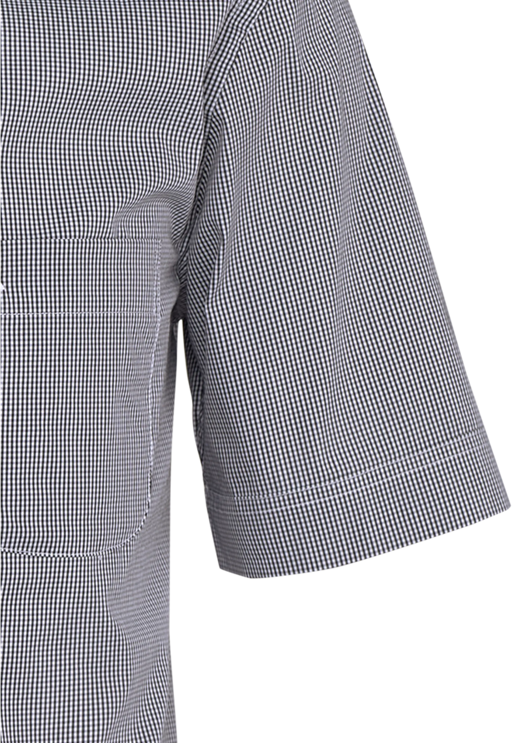 Pisa Button Down modern fit Kurzarm mit Kontrast