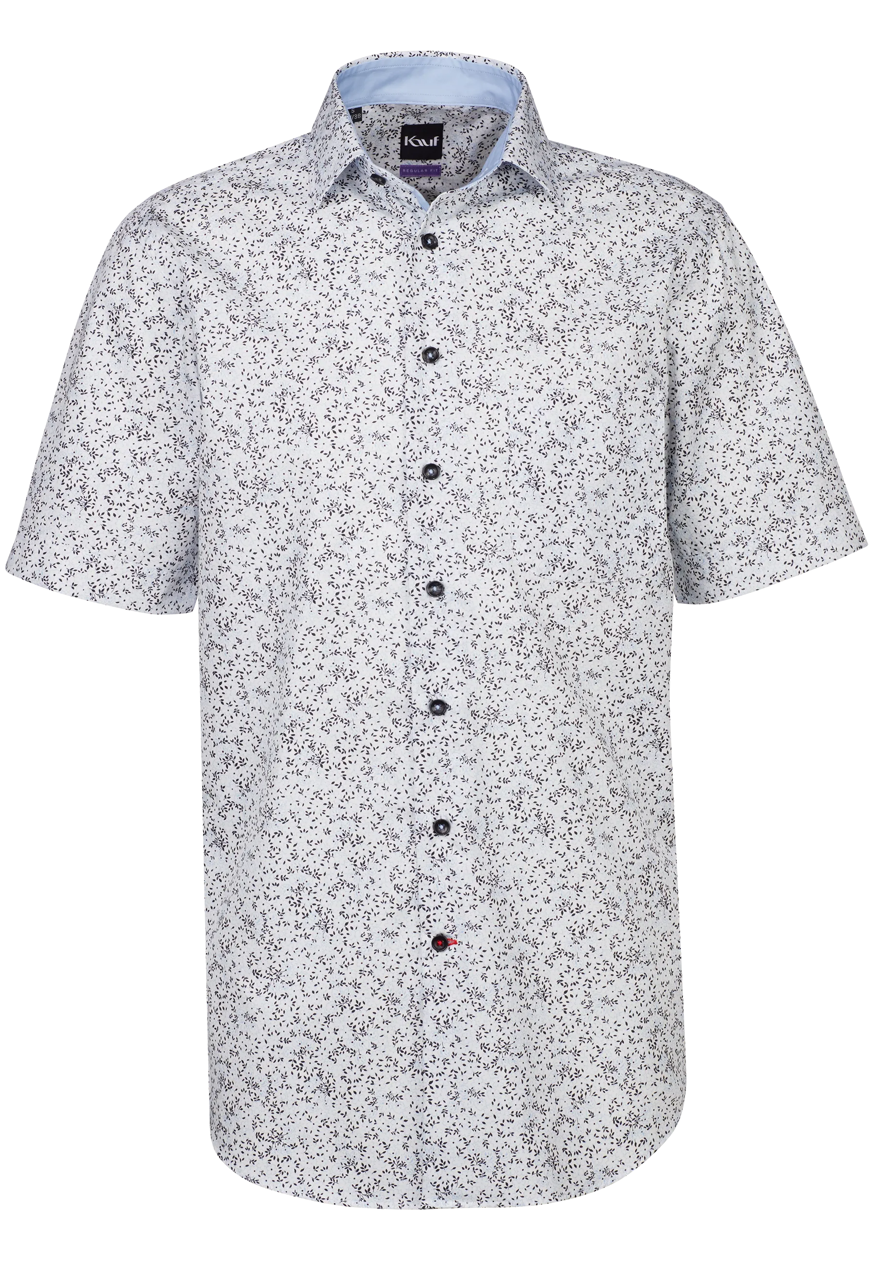 halbarmhemd mit print